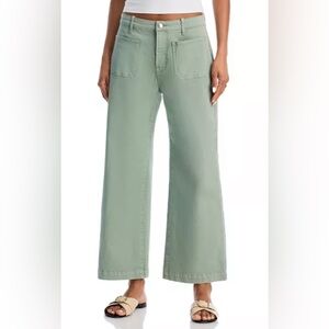 TOMMY BAHAMA Sailor Crop Wide Leg Field Pants in Iceberg Green